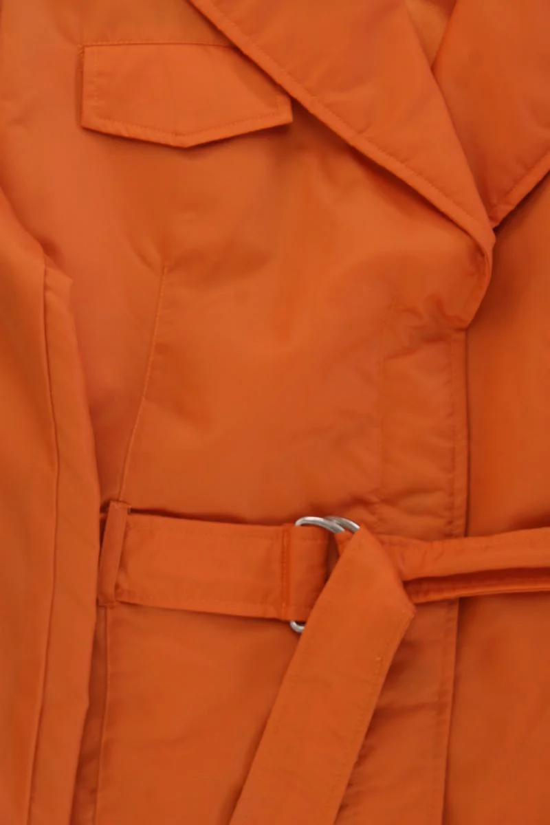 Apart Übergangsjacke Gr. 38 mit Gürtel orange aus Polyamid - Image 3