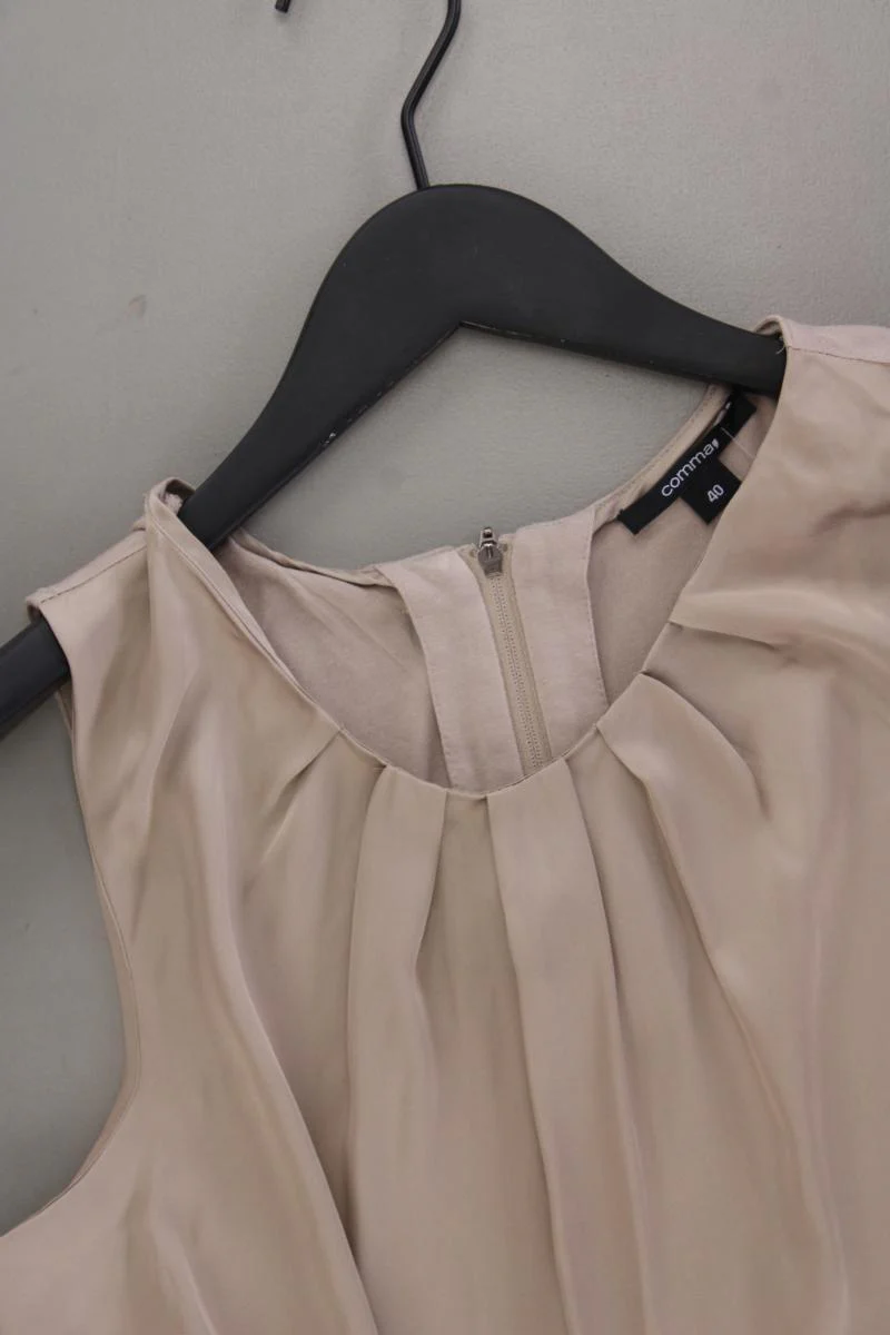 comma, Ärmellose Bluse Gr. 40 creme aus Polyester - Image 2