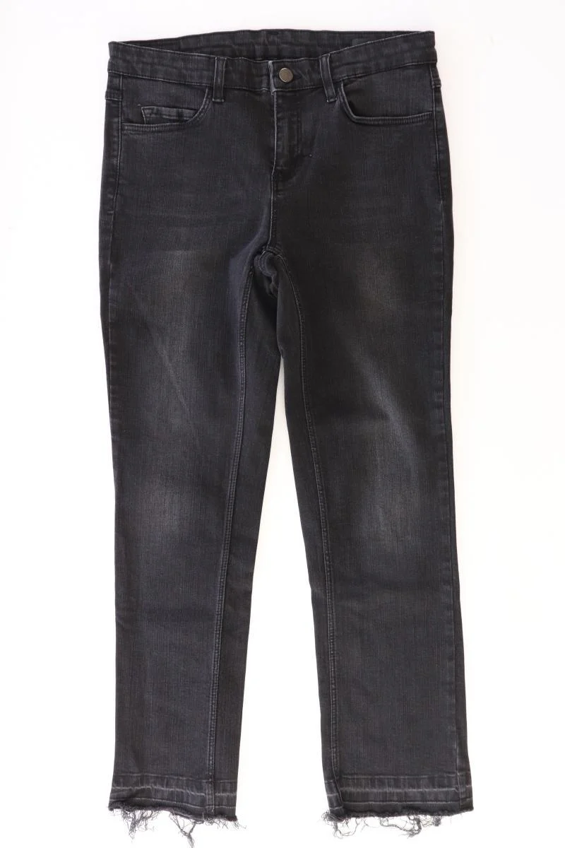 Set Skinny Jeans Gr. 40 schwarz aus Baumwolle