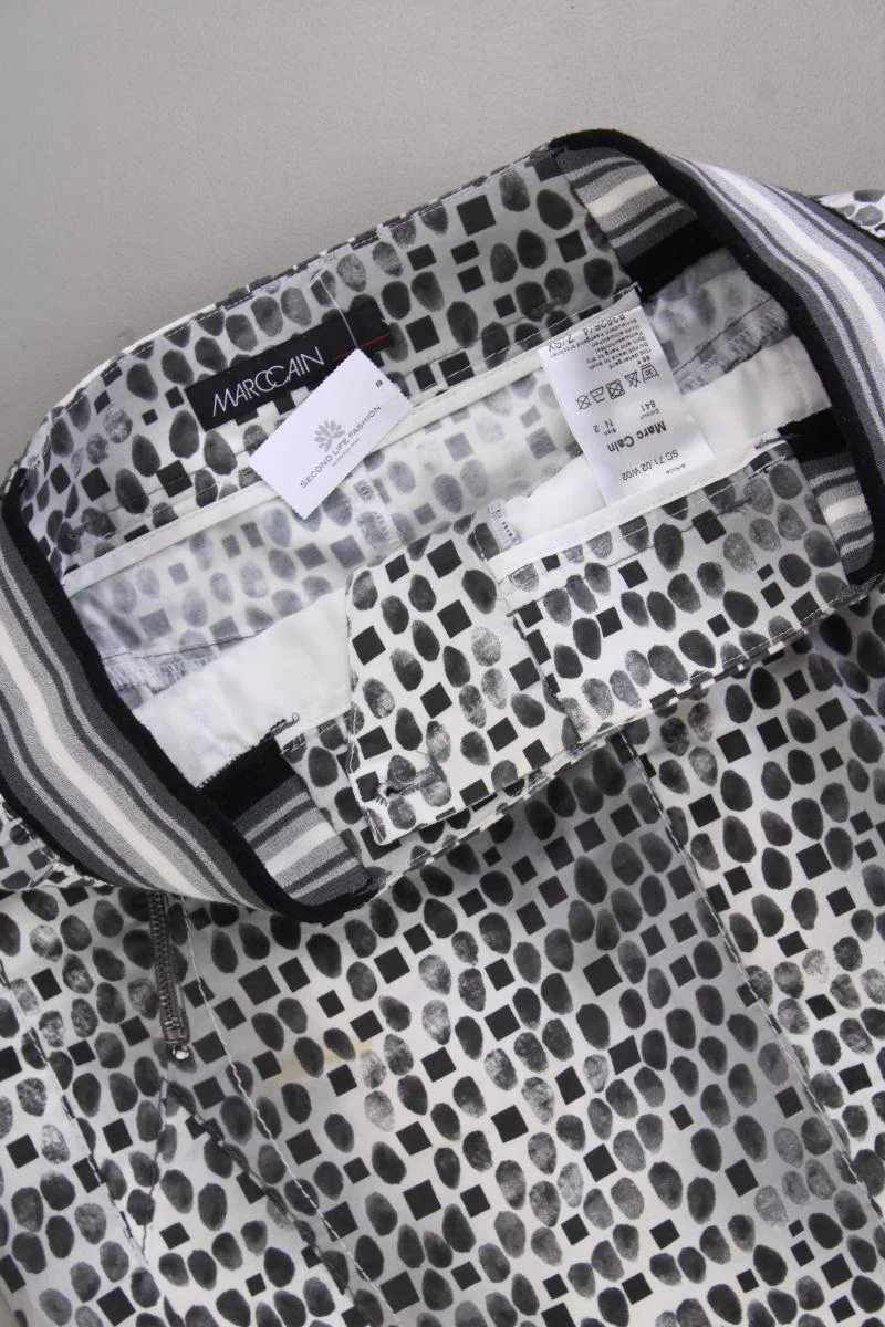 Marc Cain Rock Gr. 36 mit Tierdruck grau aus Baumwolle - Image 2