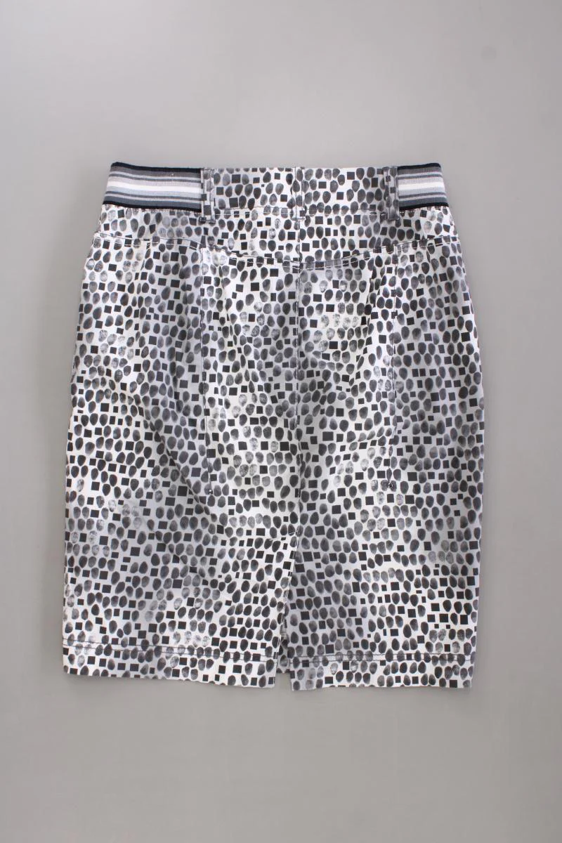 Marc Cain Rock Gr. 36 mit Tierdruck grau aus Baumwolle - Image 4
