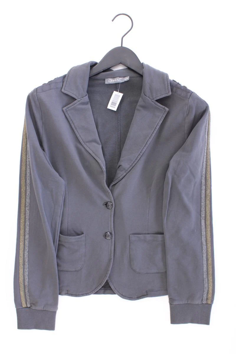 Geisha Jerseyblazer Gr. 38 neuwertig grau aus Baumwolle