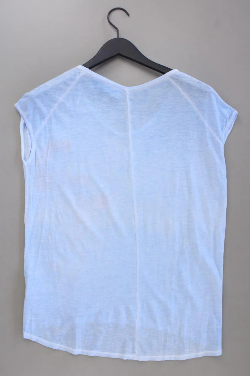 Gwynedds Printshirt Gr. S neuwertig Kurzarm blau aus Lyocell - Image 4