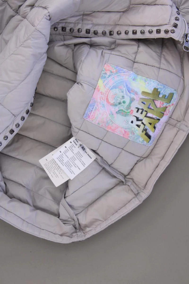 Frieda&Freddies Leichte Steppjacke Gr. 40 neuwertig grau aus Polyamid - Image 3