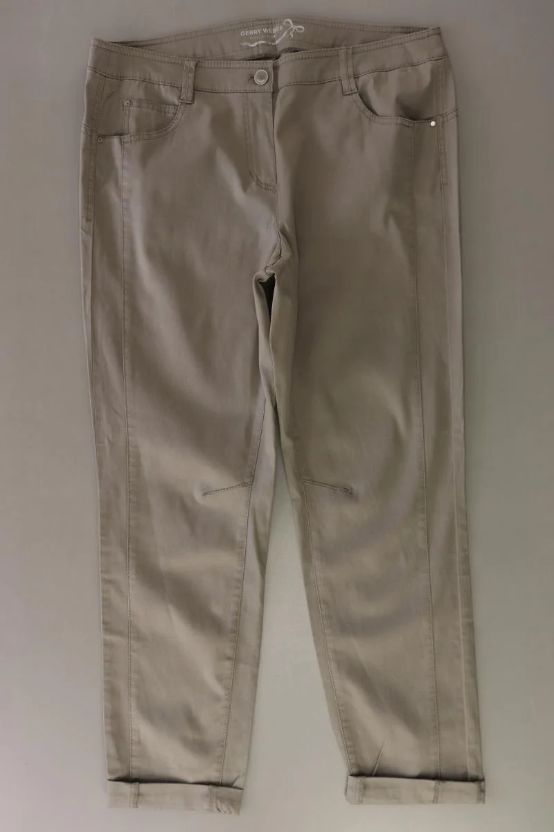 Gerry Weber Five-Pocket-Hose Gr. 42 olivgrün aus Lyocell