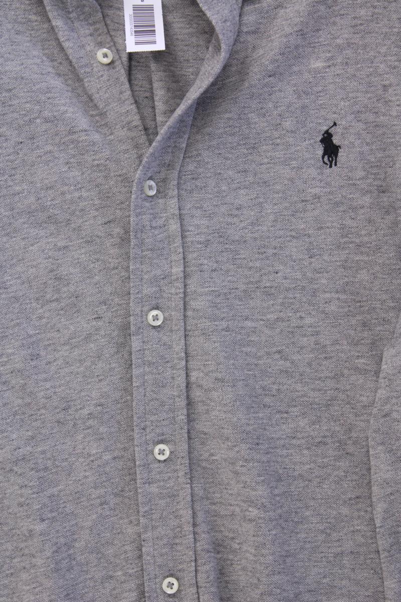 Ralph Lauren Langarmhemd für Herren Gr. L neuwertig grau aus Baumwolle - Image 3