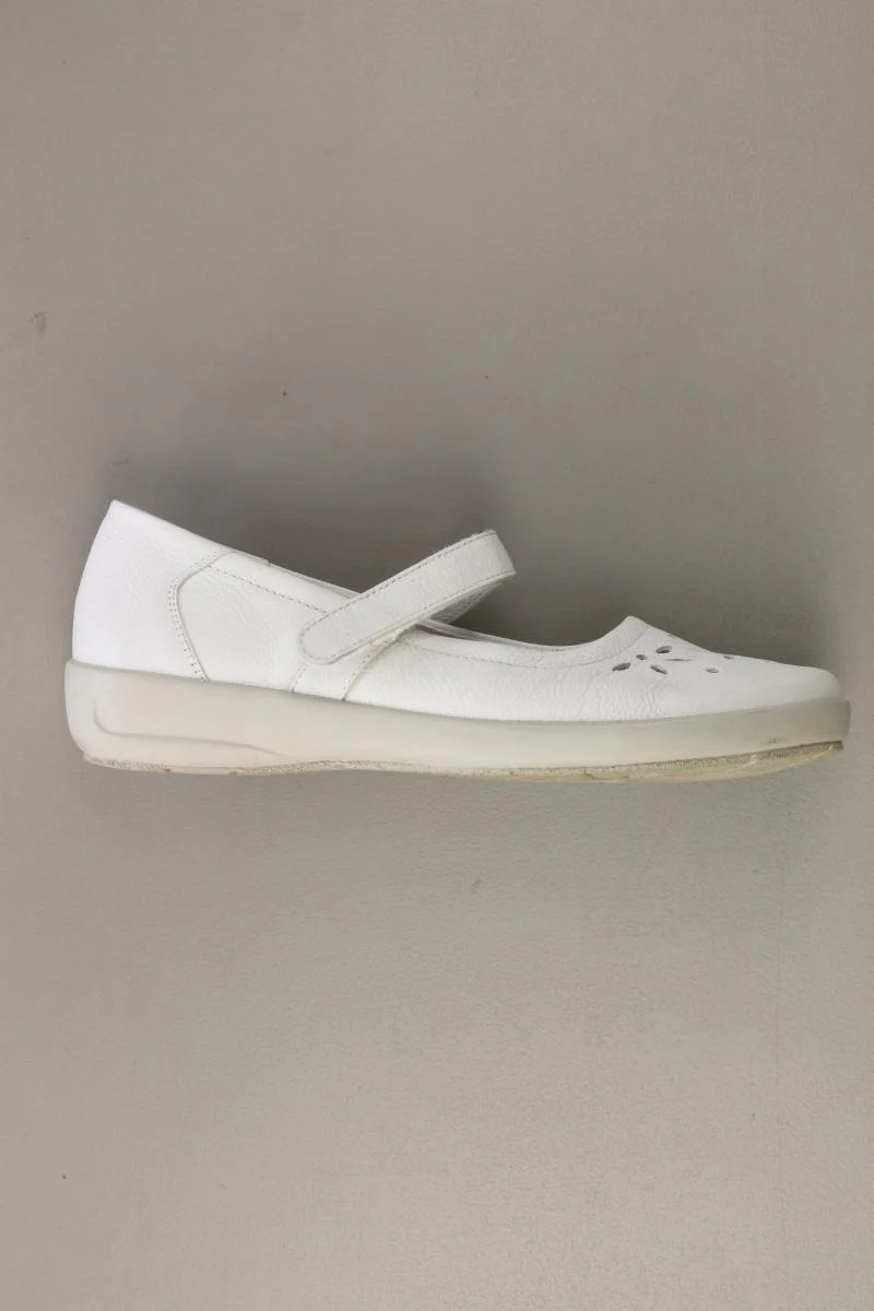 Semler Ballerinas Gr. 36 weiß aus Leder