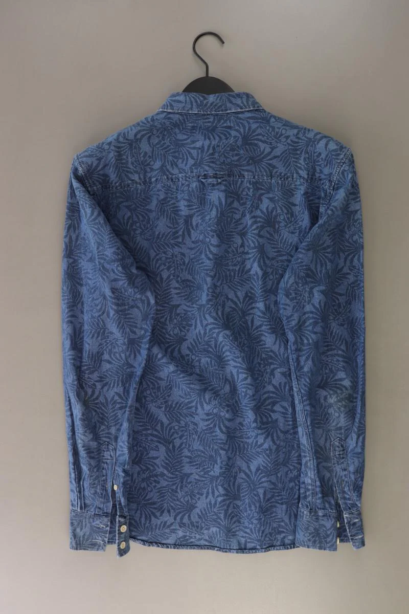 Minimum Langarmhemd für Herren Gr. L blau aus Baumwolle - Image 2