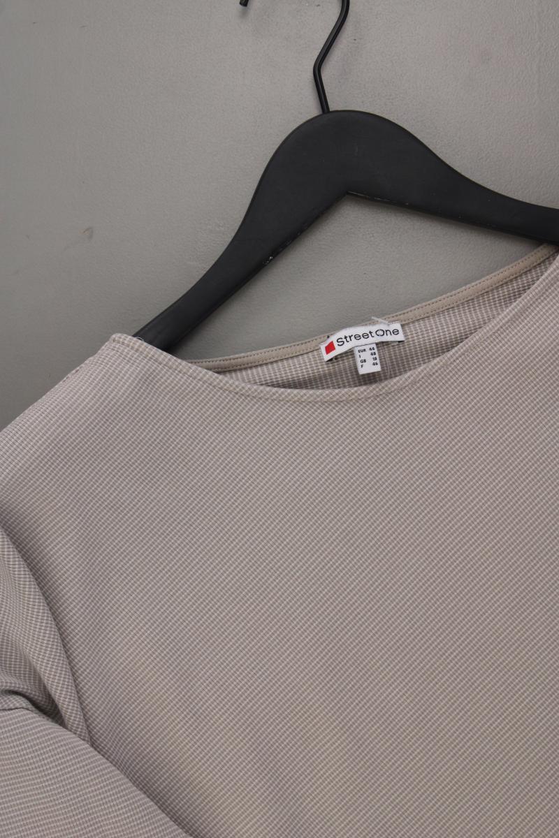 Street One Feinstrickpullover Gr. 44 neuwertig grau aus Baumwolle - Image 2