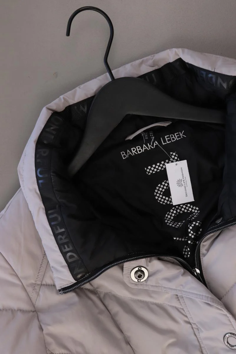BARBARA LEBEK Winterjacke Gr. 40 grau aus Polyester - Image 3