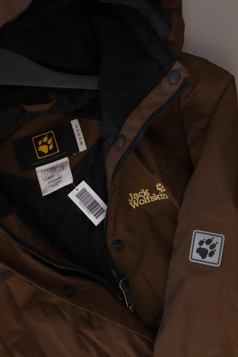 Jack Wolfskin Kapuzenjacke Gr. M braun aus Polyester - Image 4