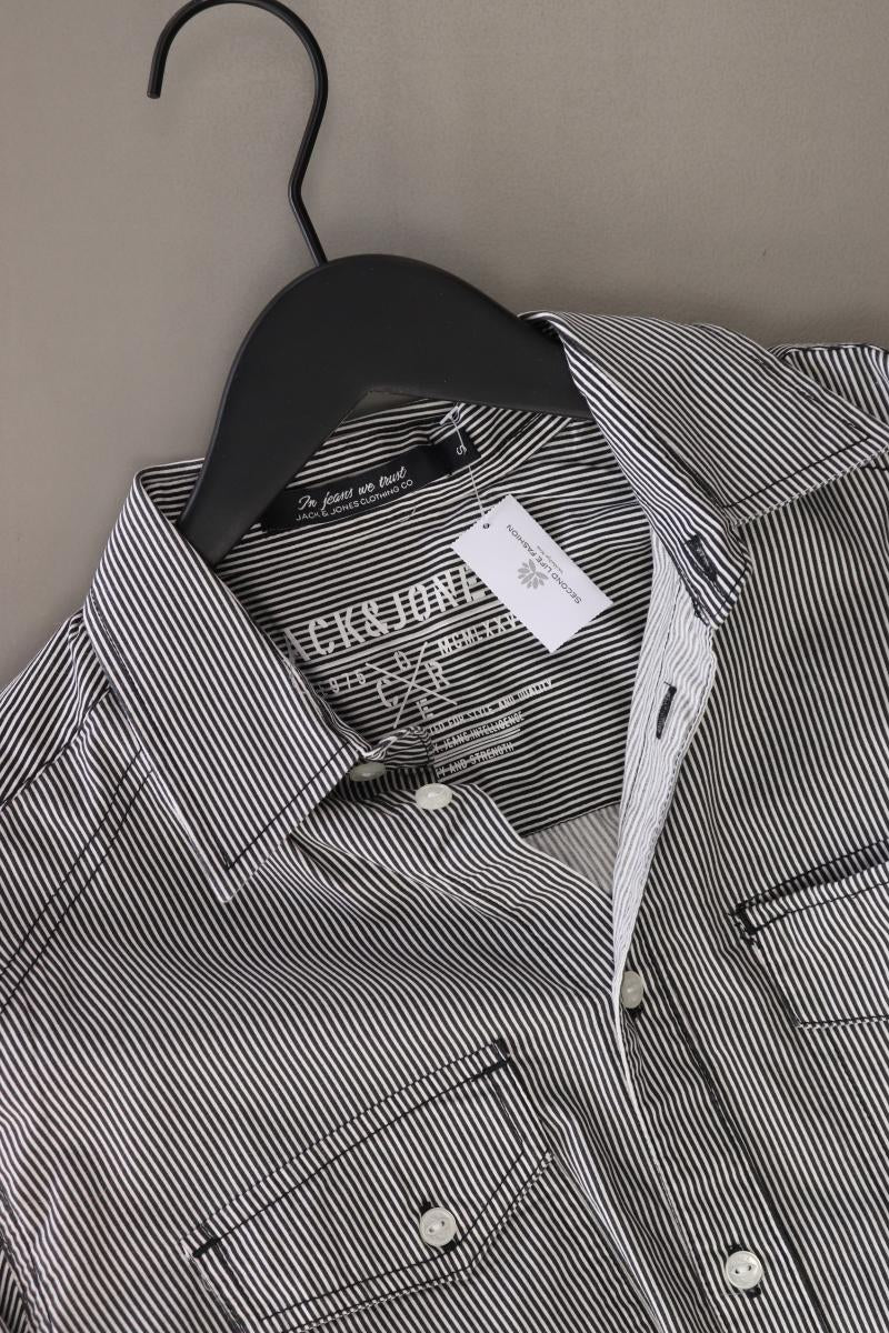 Jack & Jones Langarmhemd für Herren Gr. S gestreift grau aus Baumwolle - Image 3