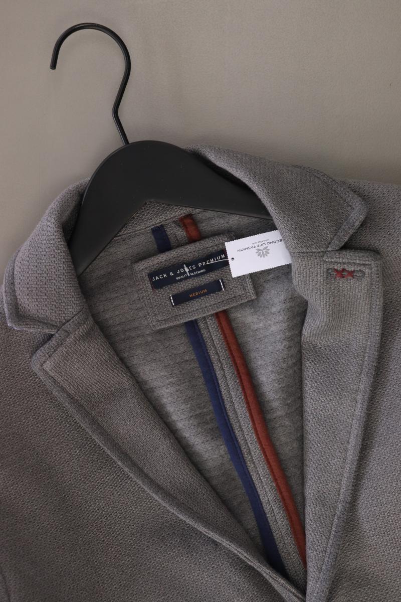 Jack & Jones Jerseysakko für Herren Gr. M grau aus Baumwolle - Image 3