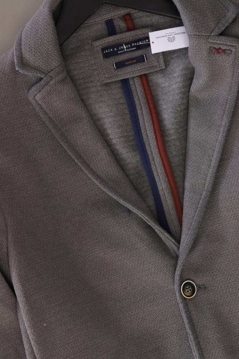 Jack & Jones Jerseysakko für Herren Gr. M grau aus Baumwolle - Image 4