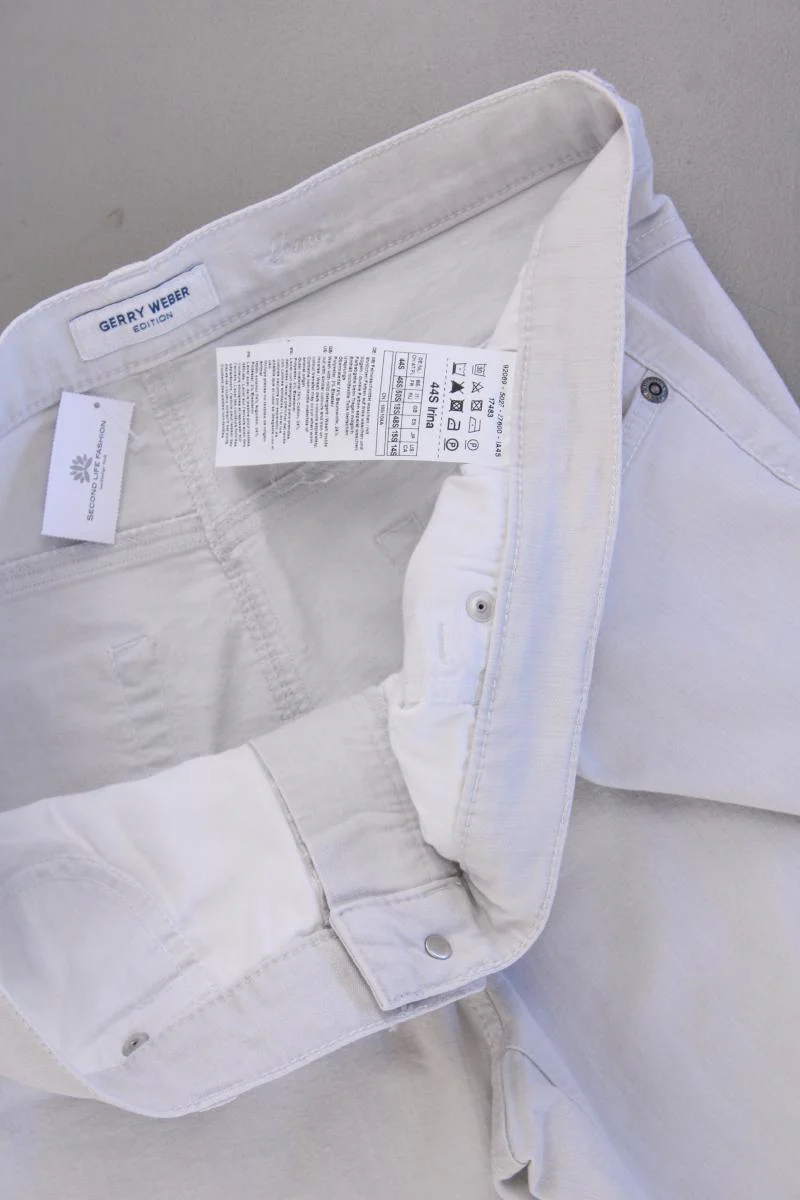 Gerry Weber Straight Jeans Gr. 44 Modell Irina grau aus Baumwolle - Image 3