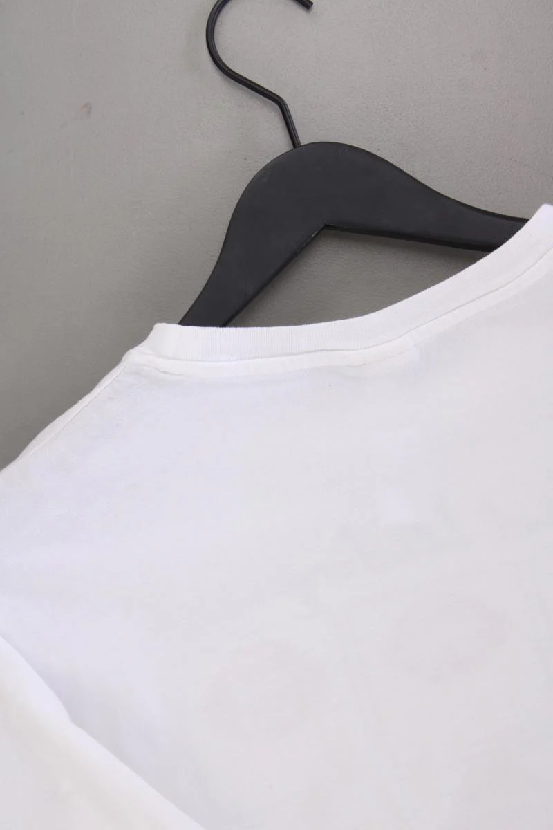 H&M L.O.G.G Printshirt für Herren Gr. S Kurzarm weiß aus Baumwolle - Image 3