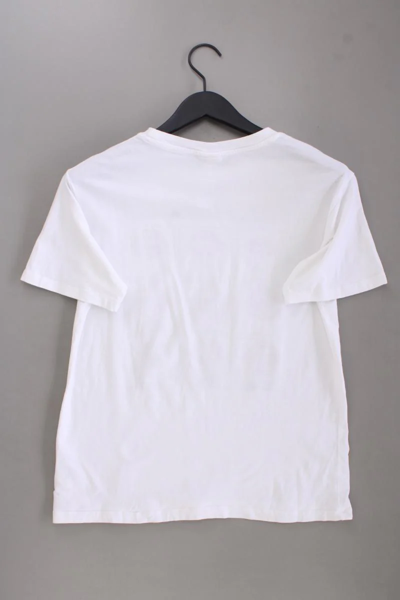 H&M L.O.G.G Printshirt für Herren Gr. S Kurzarm weiß aus Baumwolle - Image 4