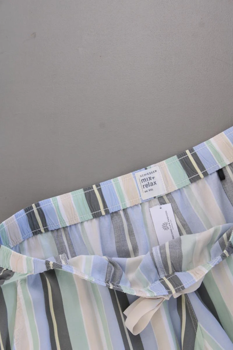 Schiesser Sweatshorts Gr. 44 gestreift mehrfarbig aus Viskose - Image 2