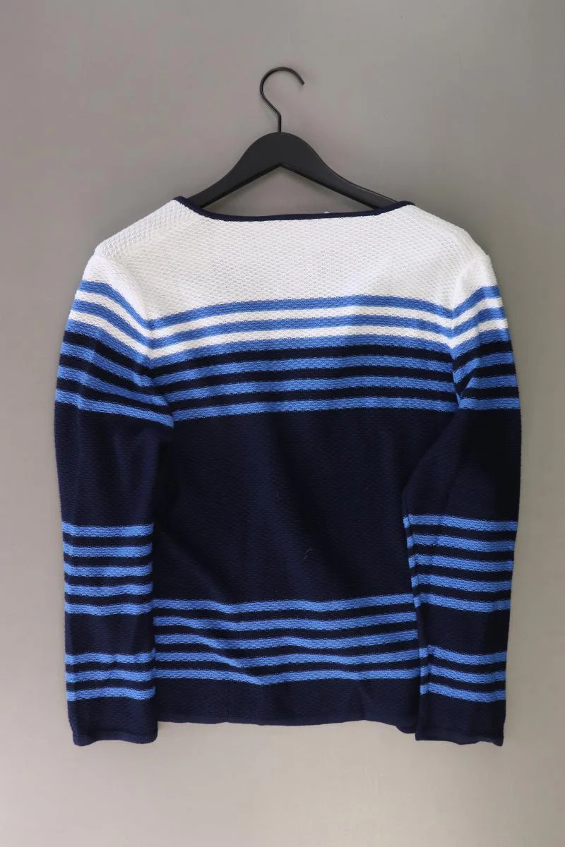 Basler Strickjacke Gr. 48 Langarm blau aus Baumwolle - Image 2