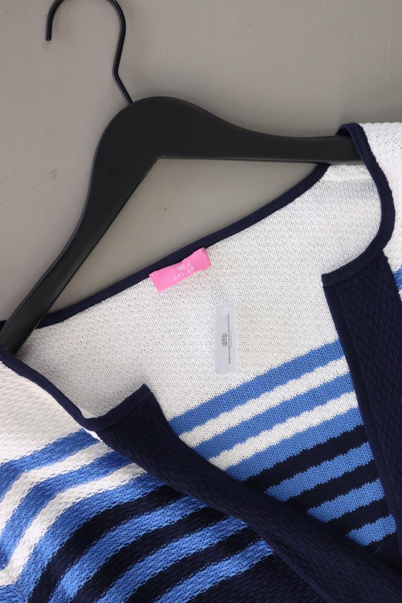 Basler Strickjacke Gr. 48 Langarm blau aus Baumwolle - Image 3