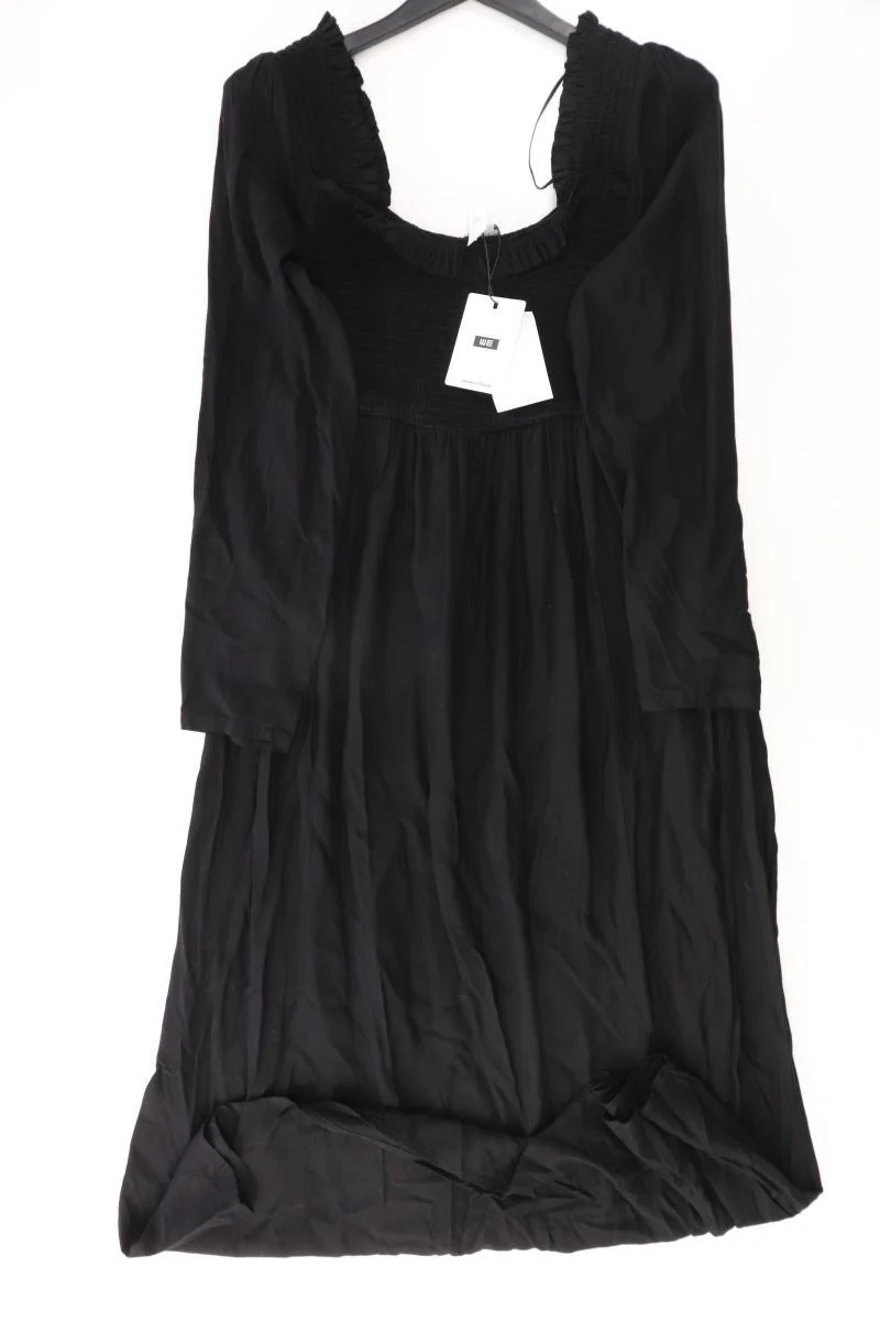 WE Fashion Langarmkleid Gr. L neu mit Etikett mit Carmen-Ausschnitt schwarz