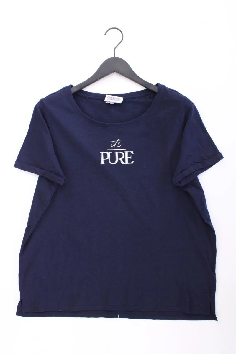 Street One T-Shirt Gr. 46 Kurzarm blau