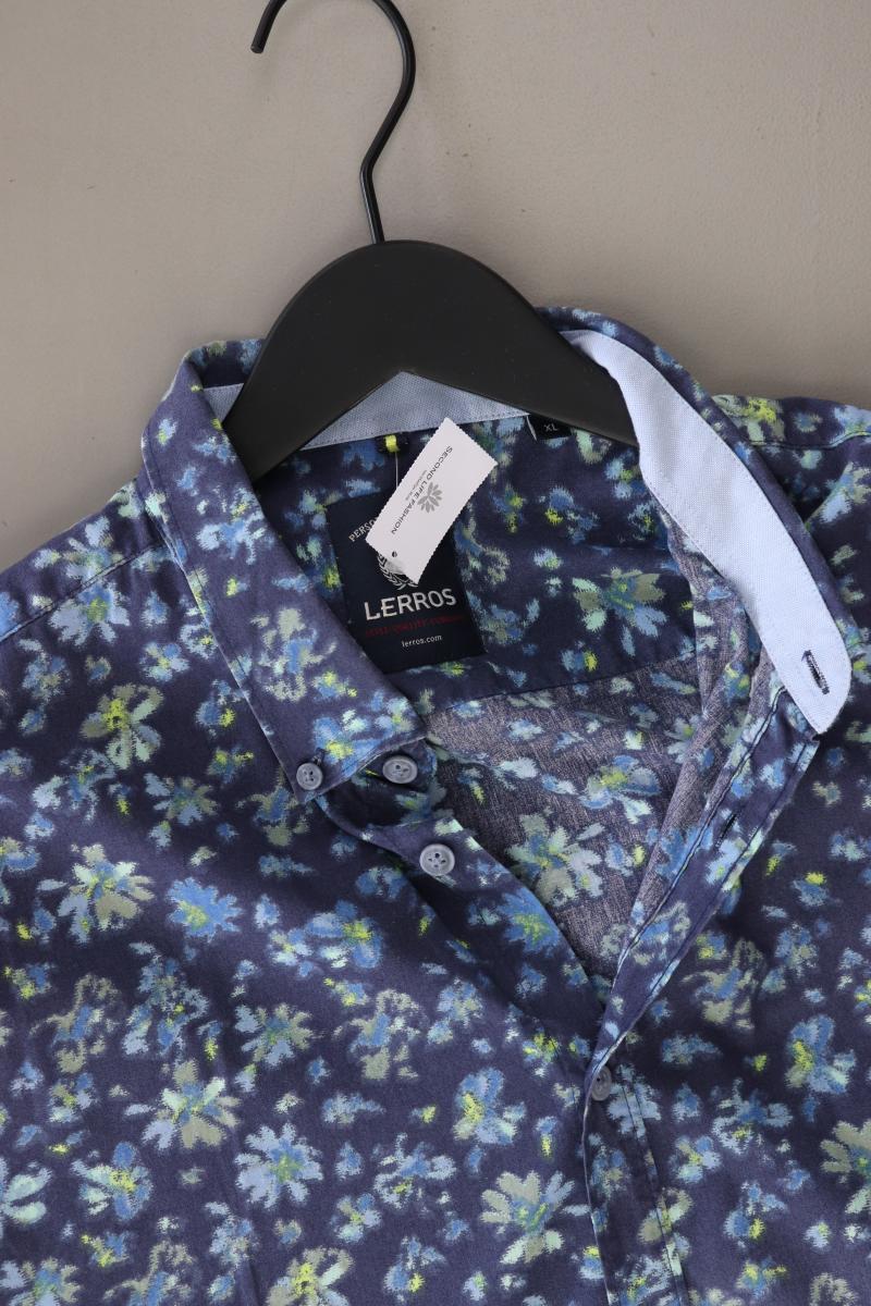 Lerros Langarmhemd für Herren Gr. XL blau aus Baumwolle - Image 4