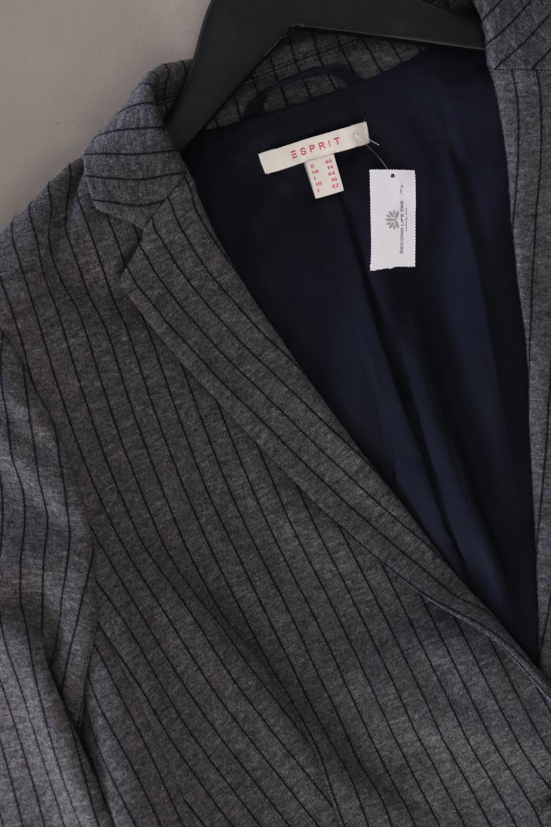 Esprit Jerseyblazer Gr. 40 gestreift grau aus Polyester - Image 4