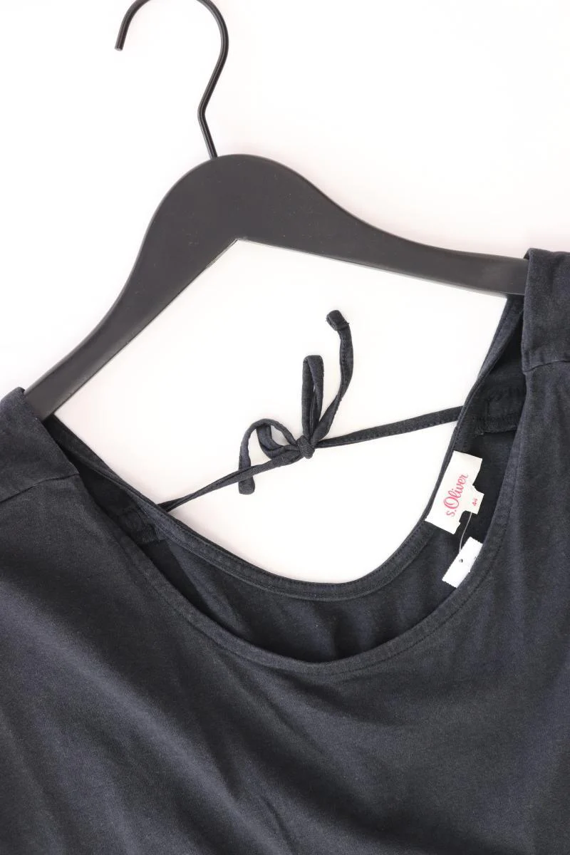 s.Oliver T-Shirt Gr. 44 Kurzarm schwarz aus Baumwolle - Image 3