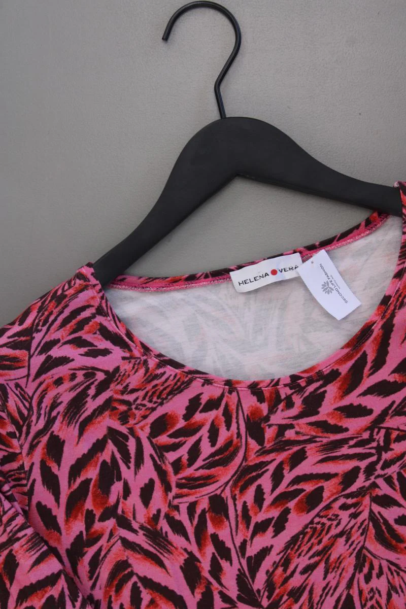 Helena Vera Printshirt Gr. 44 Kurzarm pink aus Viskose - Image 2