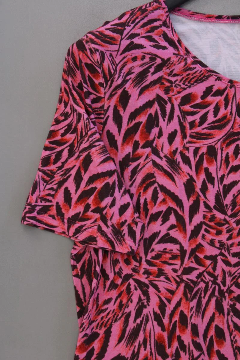 Helena Vera Printshirt Gr. 44 Kurzarm pink aus Viskose - Image 3