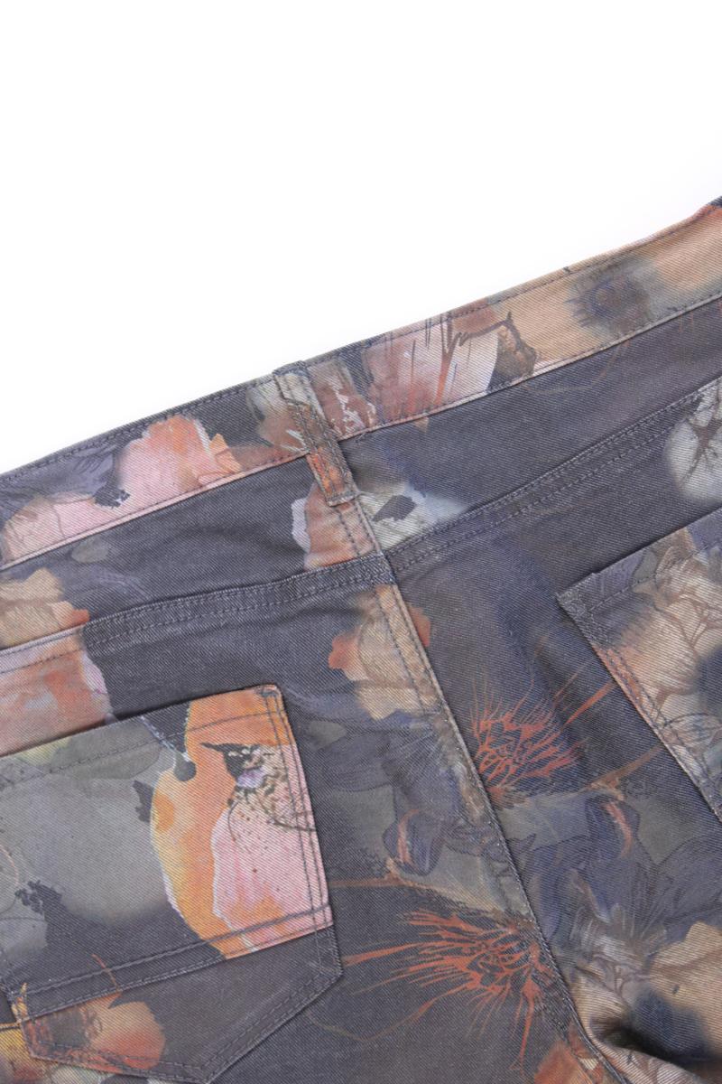 Ashley Brooke Five-Pocket-Hose Gr. 40 mit Blumenmuster mehrfarbig aus Baumwolle - Image 3