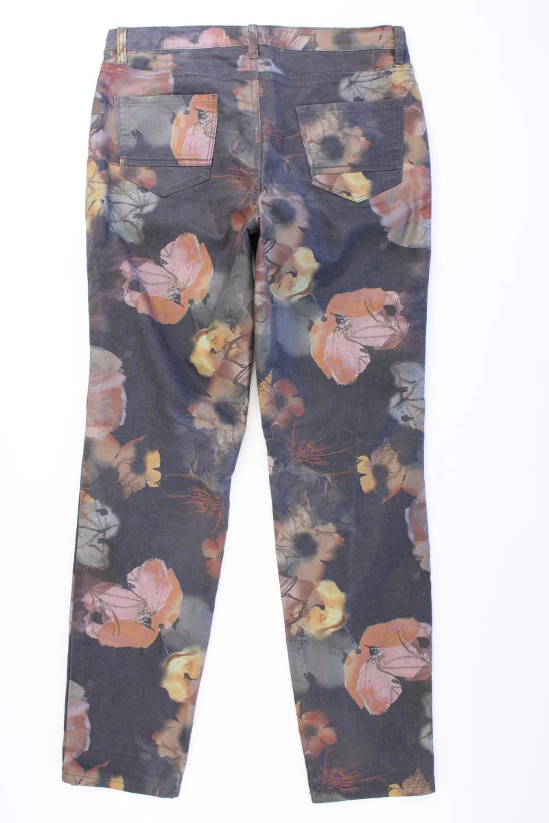 Ashley Brooke Five-Pocket-Hose Gr. 40 mit Blumenmuster mehrfarbig aus Baumwolle - Image 4