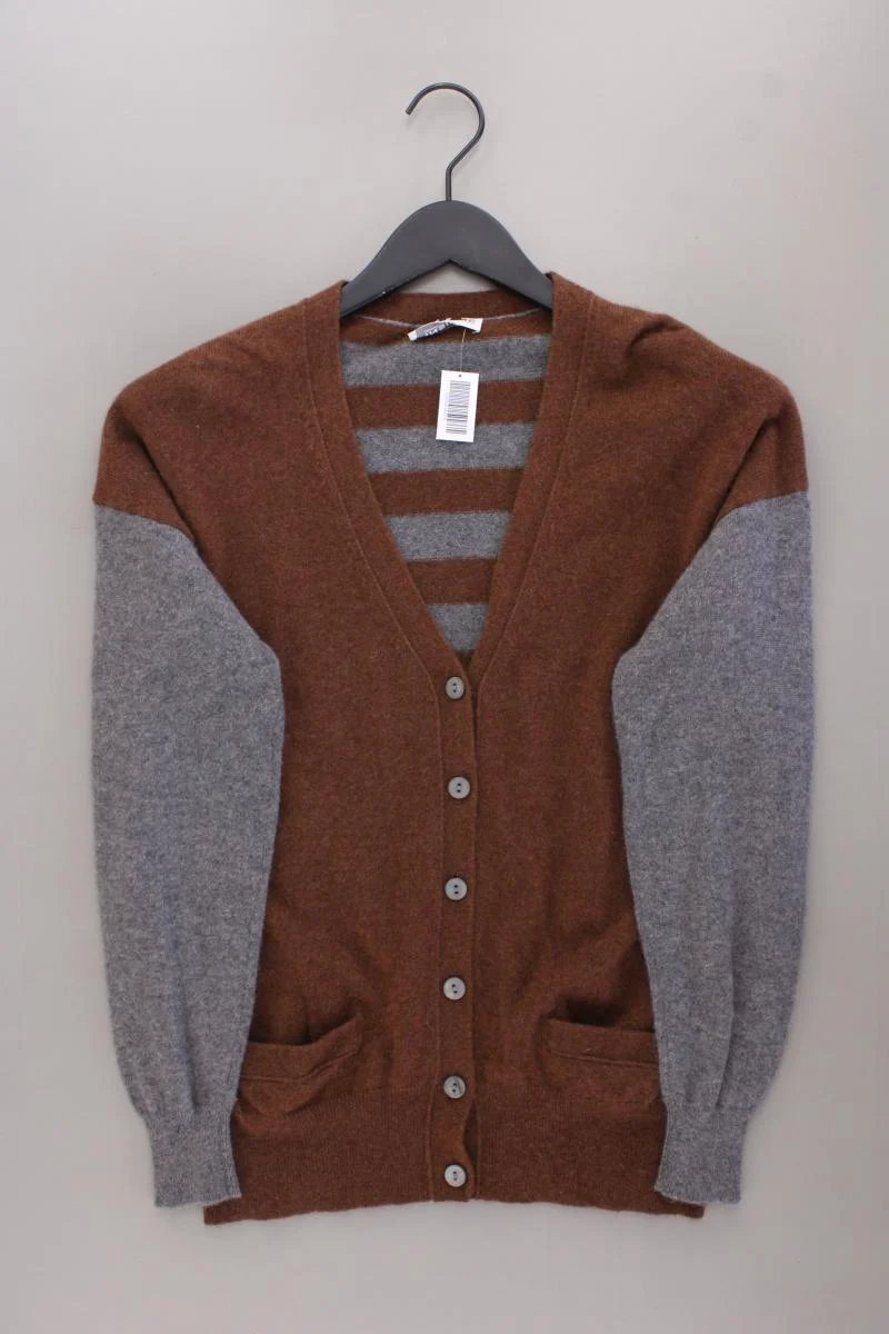 Insieme Cardigan aus Kaschmir Gr. 42 Langarm braun