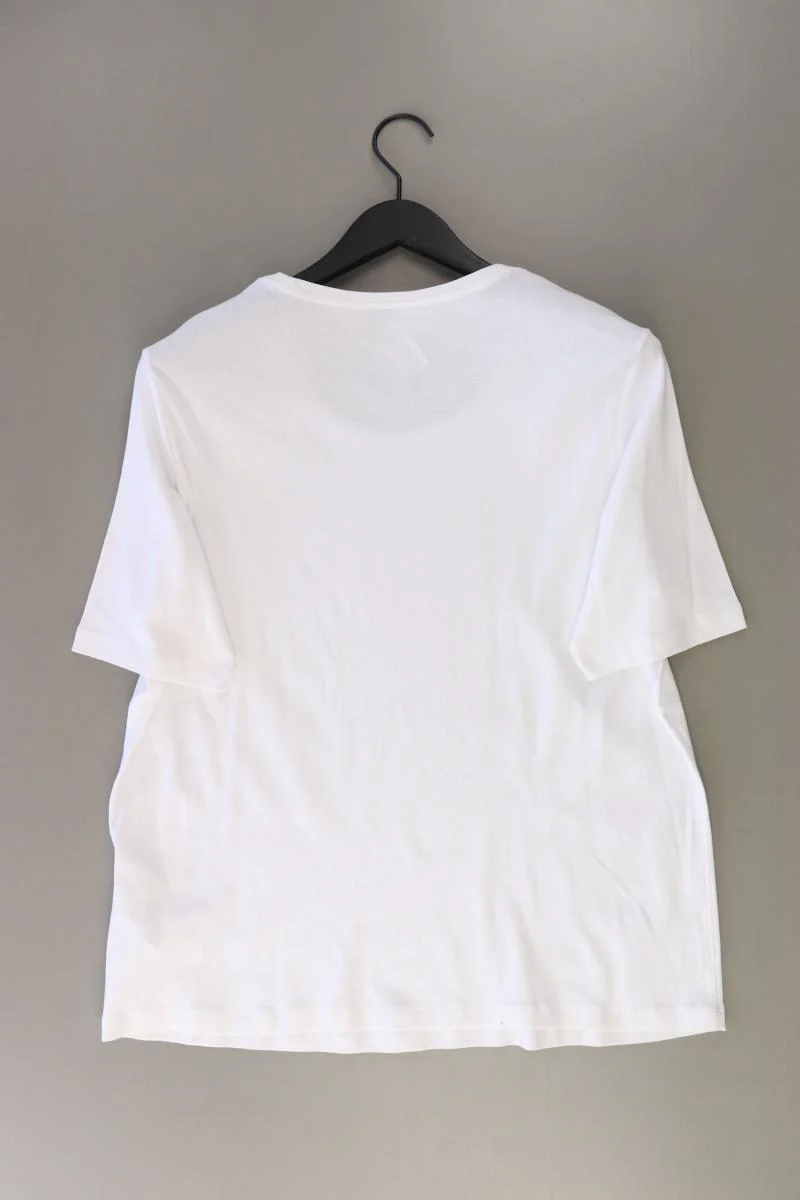 olsen Printshirt Gr. 48 neu mit Etikett Kurzarm weiß aus Baumwolle - Image 2