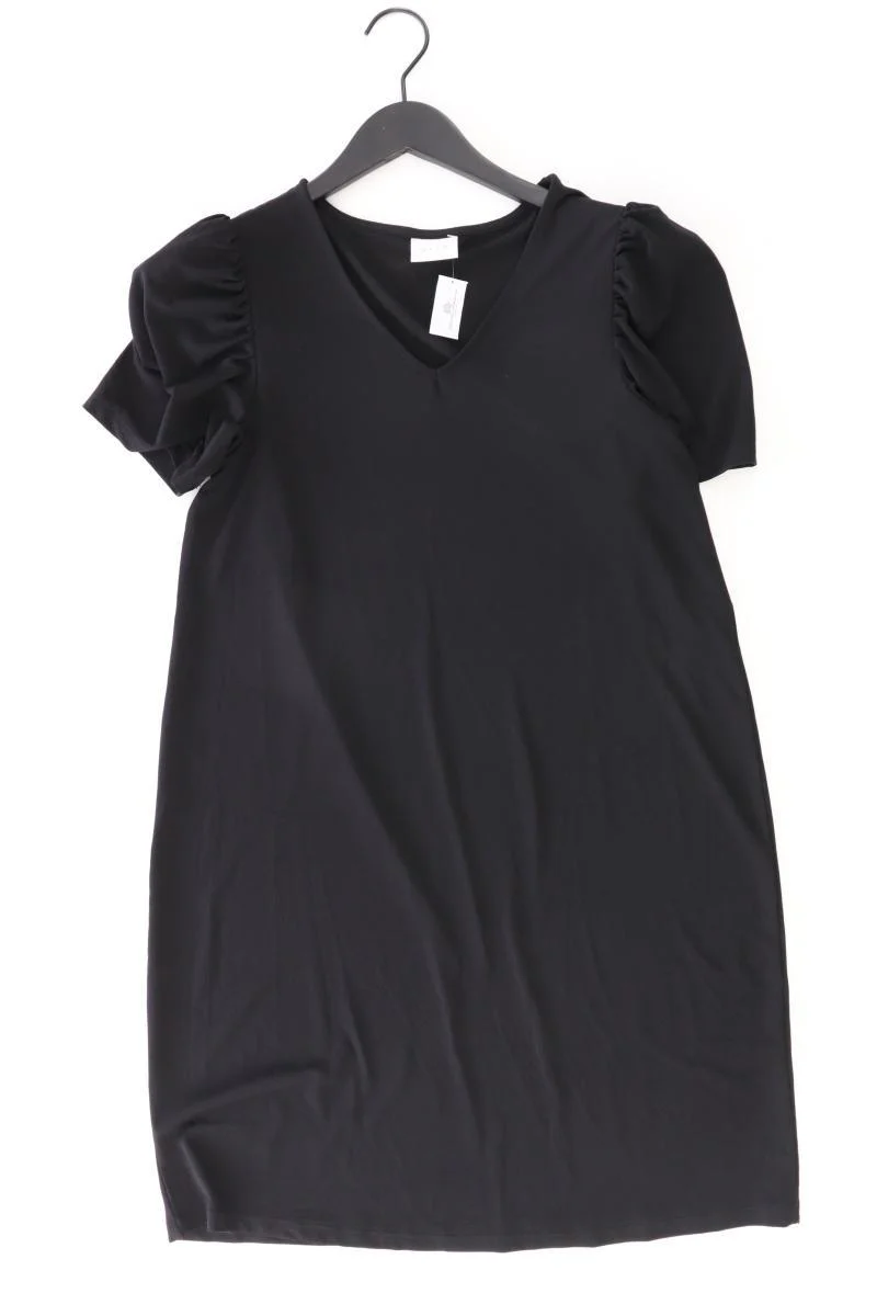 Vila Kurzarmkleid Gr. S schwarz aus Polyester