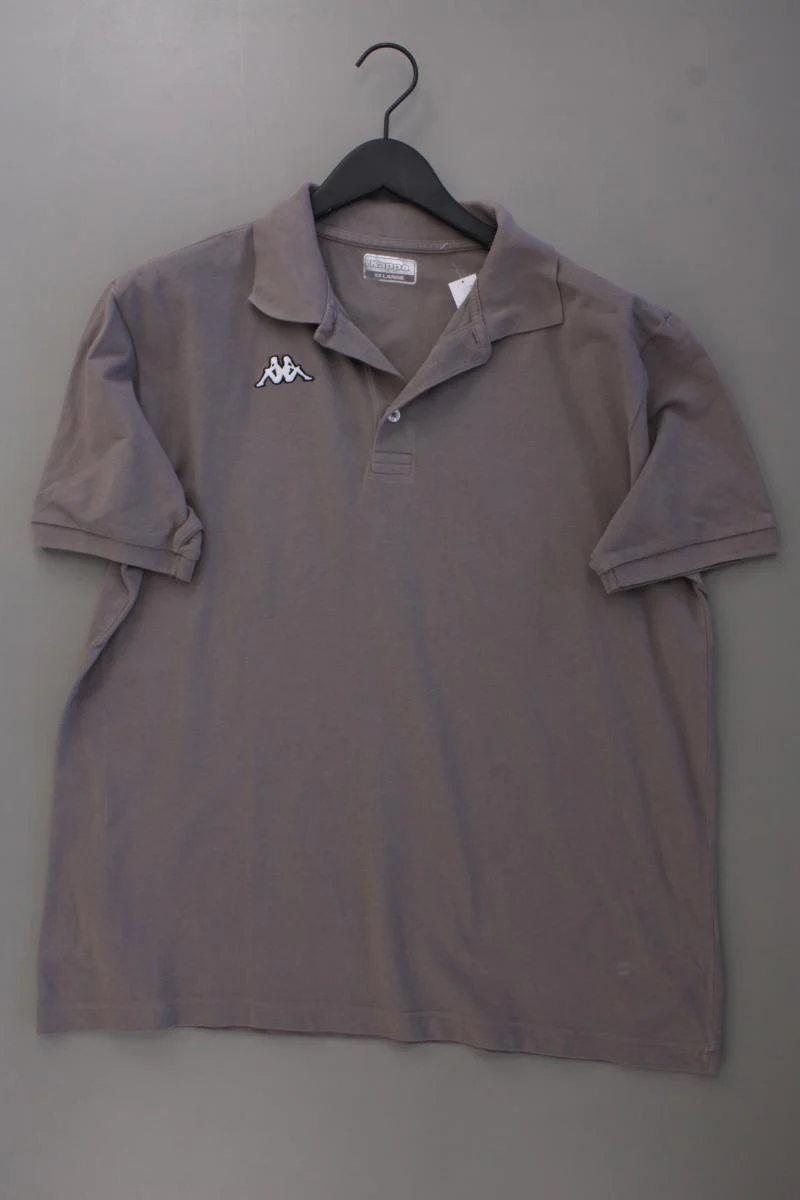 Kappa Poloshirt für Herren Gr. XXL neuwertig Kurzarm grau