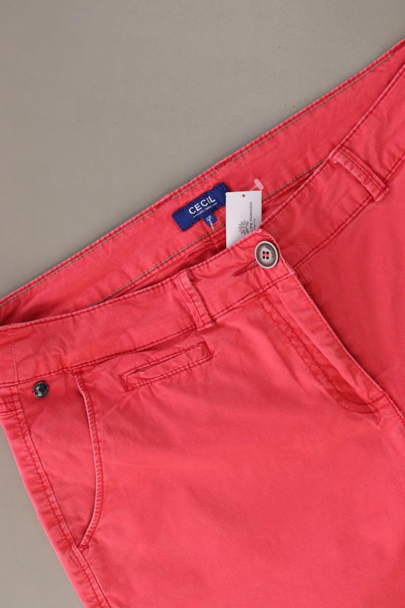 Cecil Hose Gr. W28 rot aus Baumwolle - Image 3