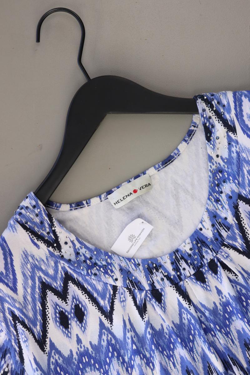Helena Vera Printshirt Gr. 48 Kurzarm blau aus Viskose - Image 3