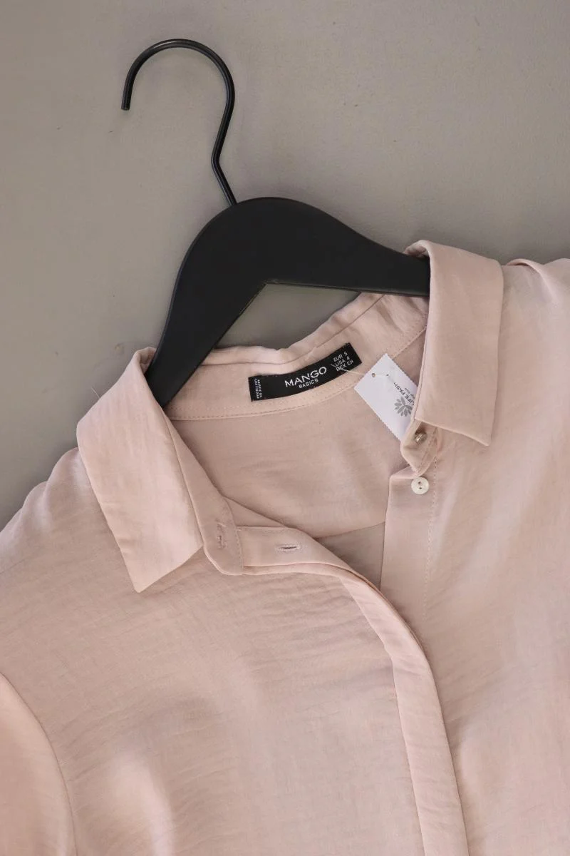 Mango Langarmbluse Gr. S rosa aus Polyester - Image 3