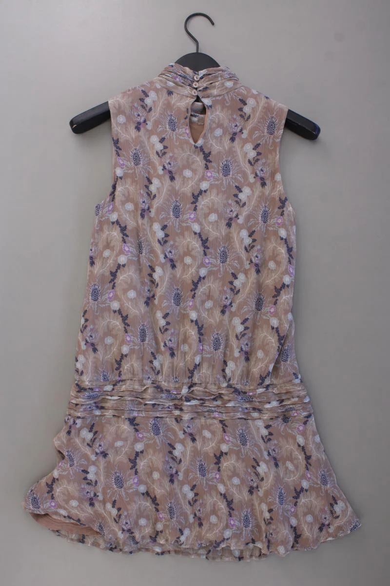 Esprit Collection Seidenkleid Gr. 38 mit Blumenmuster Ärmellos mehrfarbig - Image 4