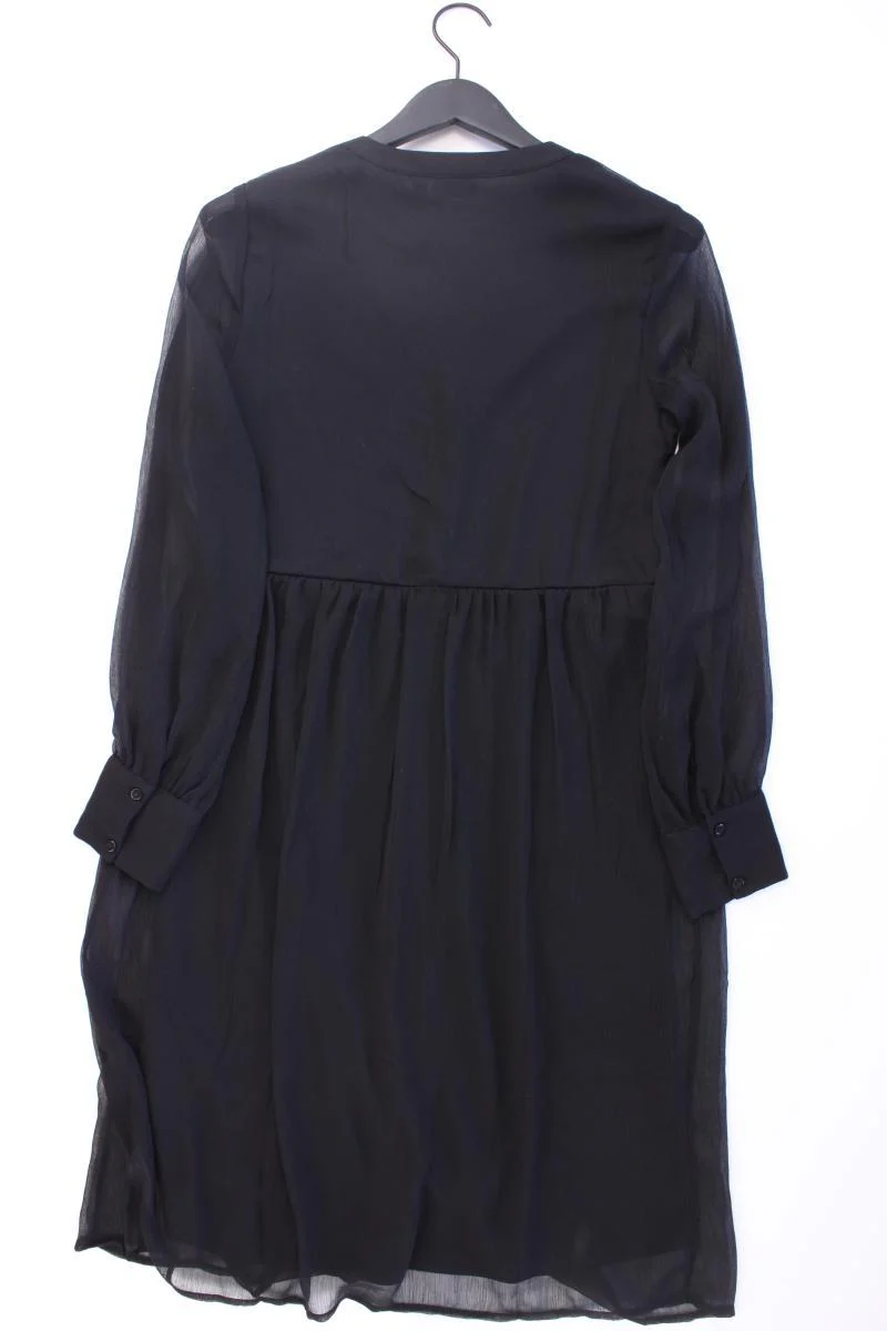 Vila Chiffonkleid Gr. 34 Langarm schwarz - Image 4