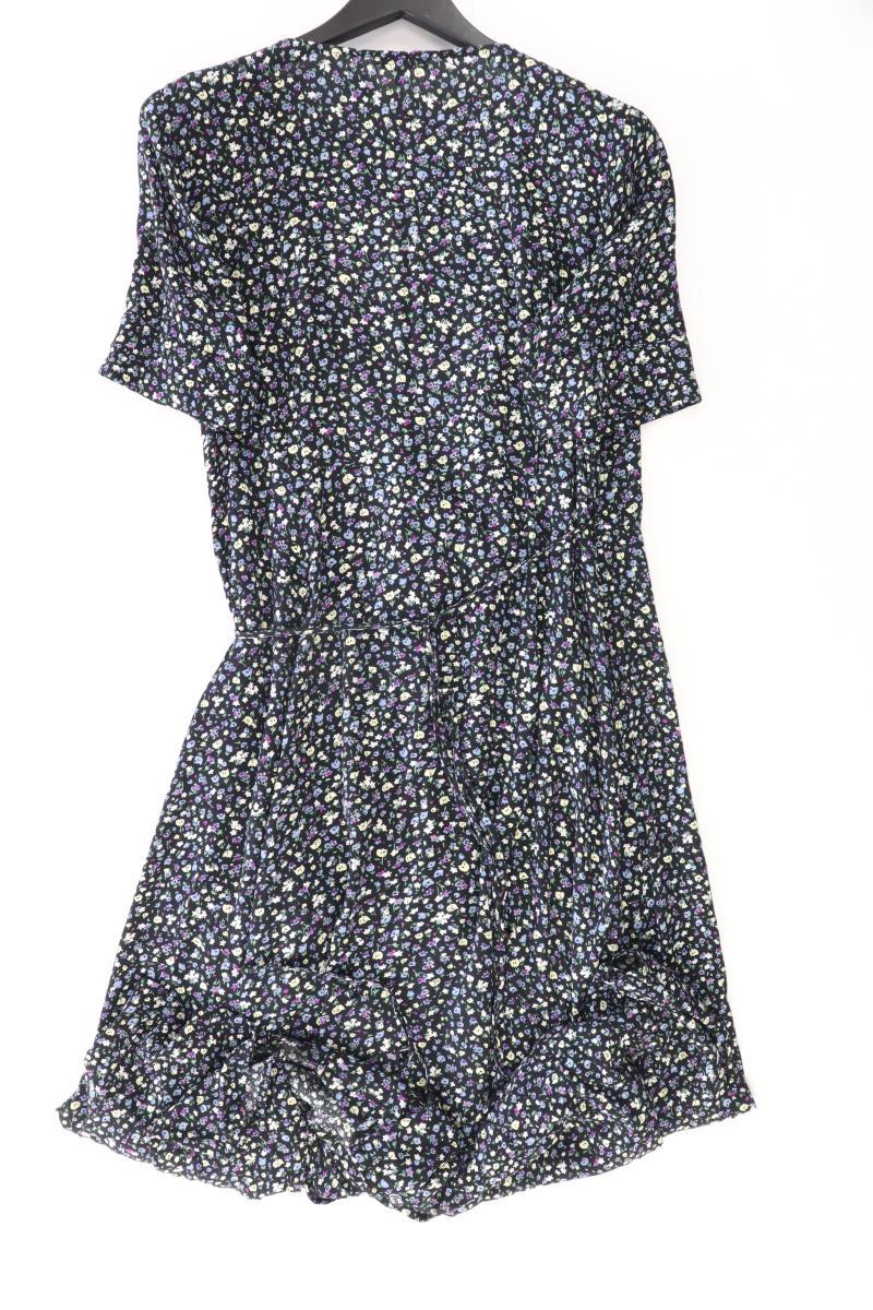 Jake*s Wickelkleid Gr. 42 mit Blumenmuster Kurzarm schwarz - Image 2