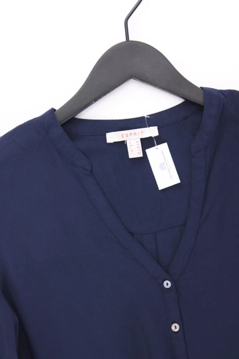 Esprit Langarmbluse Gr. 38 blau aus Viskose - Image 2