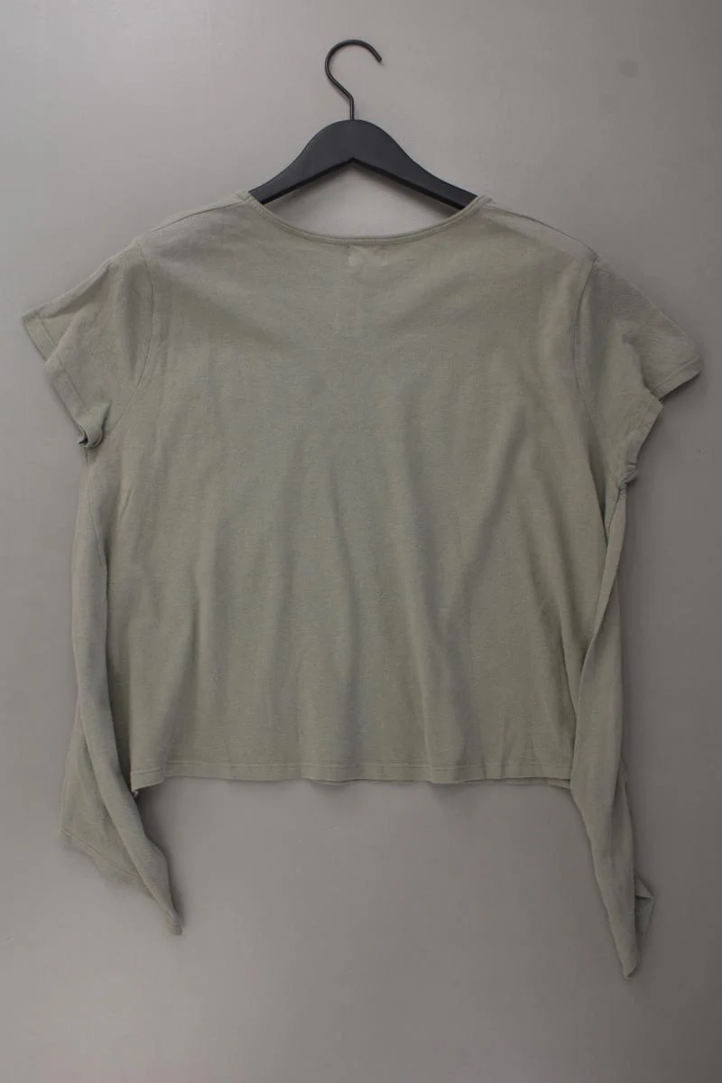 TRF Zara T-Shirt Gr. M Kurzarm olivgrün aus Baumwolle - Image 4