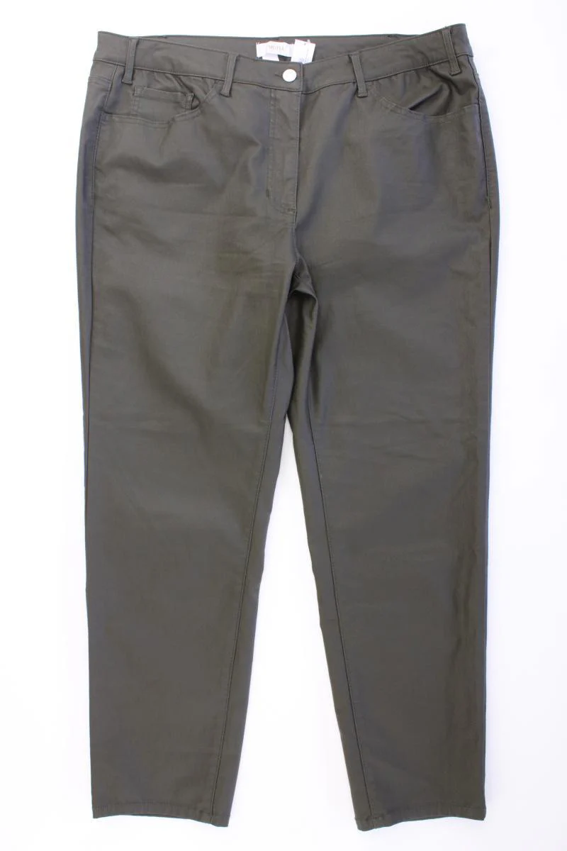 Mona Five-Pocket-Hose Gr. Kurzgröße 23 neuwertig olivgrün aus Viskose
