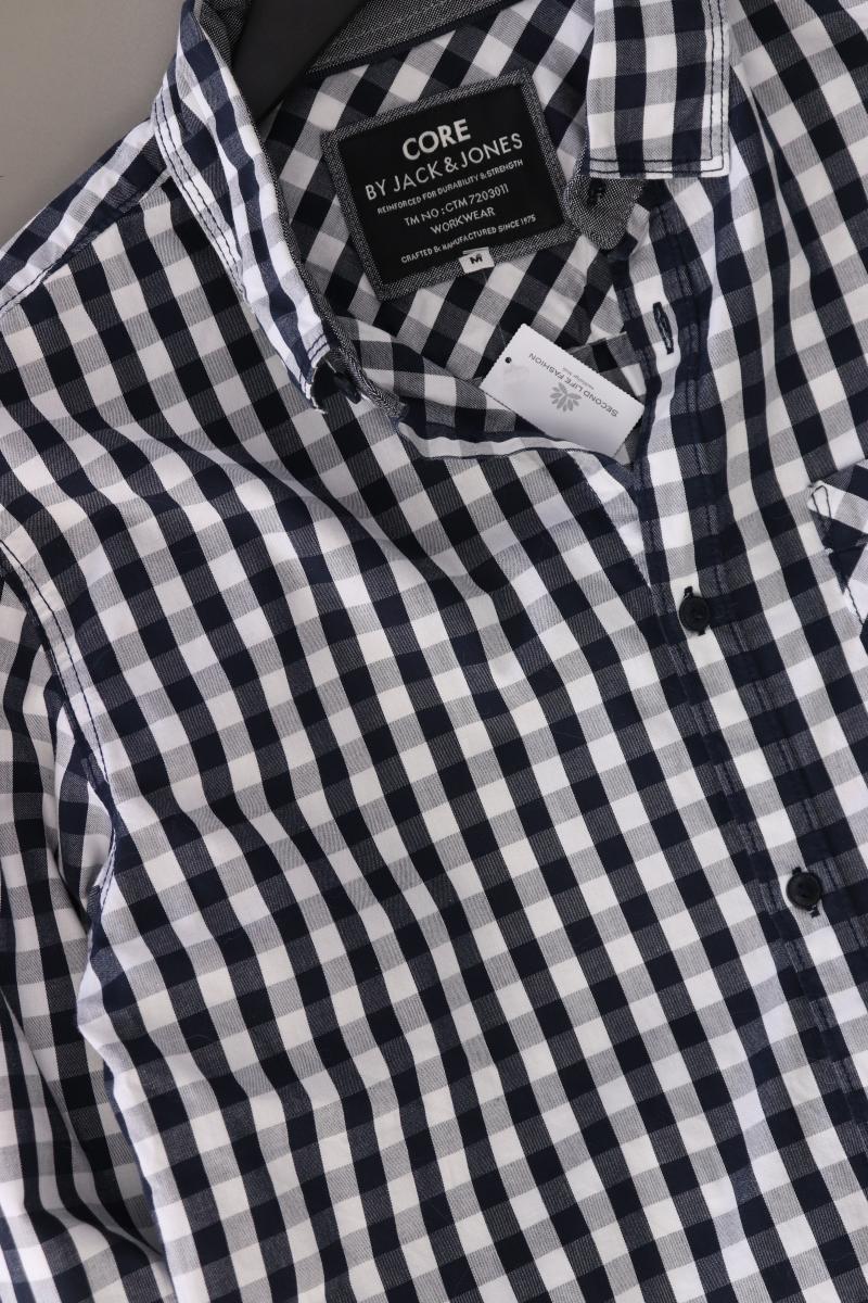 Jack & Jones Karohemd für Herren Gr. M kariert Langarm blau aus Baumwolle - Image 4