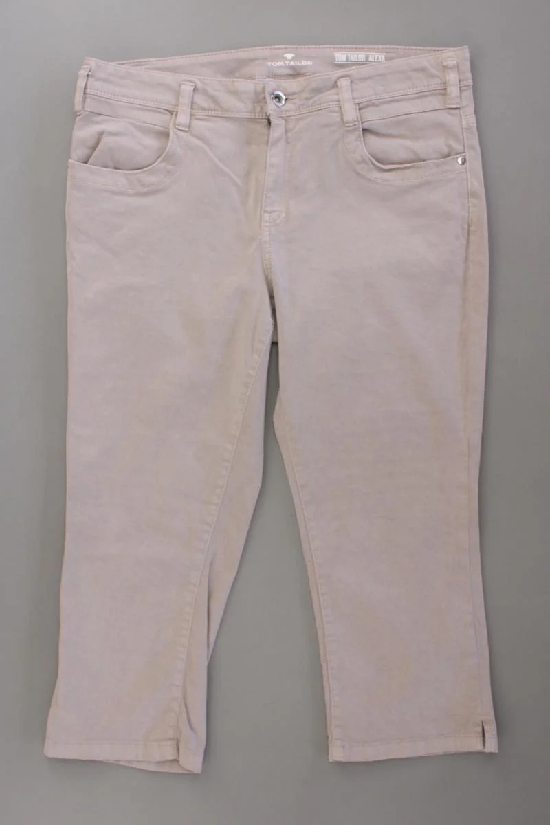 Tom Tailor 7/8 Hose Gr. W30 Modell Alexa creme aus Baumwolle