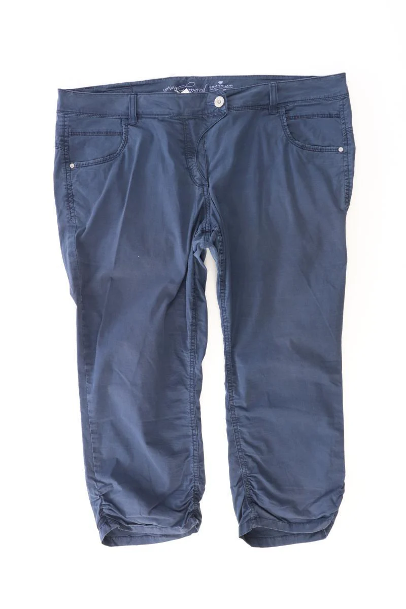 Tom Tailor 7/8 Hose Gr. 44 blau aus Baumwolle