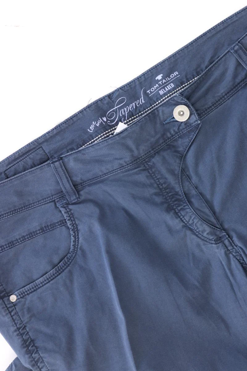 Tom Tailor 7/8 Hose Gr. 44 blau aus Baumwolle - Image 4